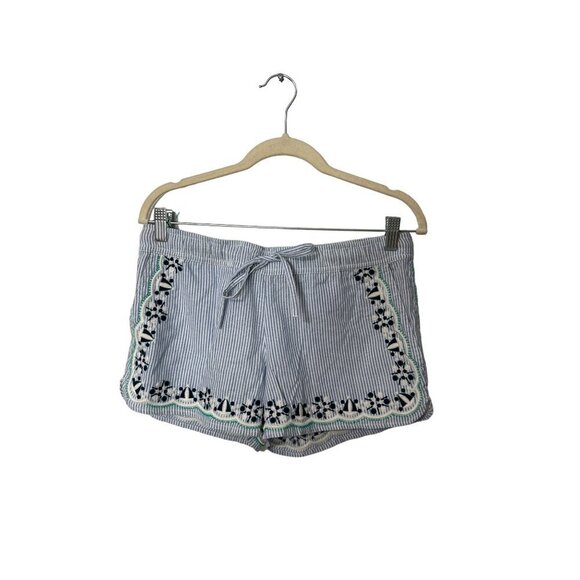 Vineyard Vines Blue Striped Embroidered Shorts Size XS - Picture 1 of 6